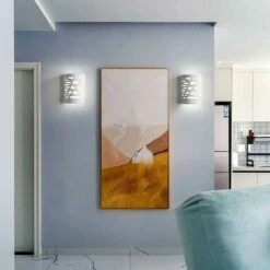 Lampada Da Parete A LED 7W Moderna Luce Bianca Per Interni In Gesso Per Soggiorno, Camera Da Letto, Scale, Corridoio, Luce Notturna 9 Lampada Da Parete A LED 7W Moderna Luce Bianca Per Interni In Gesso Per Soggiorno, Camera Da Letto, Scale, Corridoio, Luce Notturna -Negozio al dettaglio Paulmann 94295310 3