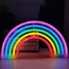 Insegna Al Neon Arcobaleno Luce Notturna Lampada A LED Notte Applique Da Parete Luci Al Neon A LED Insegne Al Neon Luminose, Decorazioni Murali, Regali Di Natale, Feste A Casa