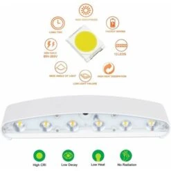 Applique Da Parete Per Interni A LED Da 12W, Applique Da Parete Moderna Bianca, IP65, Applique Da Parete Per Esterni In Alluminio Impermeabile, Lampada Spot Su E Giù Per Soggiorno, Camera Da Letto, Co 11 Applique Da Parete Per Interni A LED Da 12W, Applique Da Parete Moderna Bianca, IP65, Applique Da Parete Per Esterni In Alluminio Impermeabile, Lampada Spot Su E Giù Per Soggiorno, Camera Da Letto, Co -Negozio al dettaglio Paulmann 95220626 5