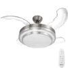 Ventilatore Lampadario Da Soffitto 4 Pale Richiudibili LED E Telecomando 106 Cm -Negozio al dettaglio Paulmann 95436042 1