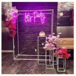 1pc LED Neon Sign Let's Party For Party Decoration Decorazione Artistica Lampada Al Neon Per Decorazioni Per Feste,Rosa,5W 9 1pc LED Neon Sign Let's Party For Party Decoration Decorazione Artistica Lampada Al Neon Per Decorazioni Per Feste,Rosa,5W -Negozio al dettaglio Paulmann 96197112 3