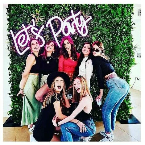 1pc LED Neon Sign Let's Party For Party Decoration Decorazione Artistica Lampada Al Neon Per Decorazioni Per Feste,Rosa,5W 7 1pc LED Neon Sign Let's Party For Party Decoration Decorazione Artistica Lampada Al Neon Per Decorazioni Per Feste,Rosa,5W - immagine 5