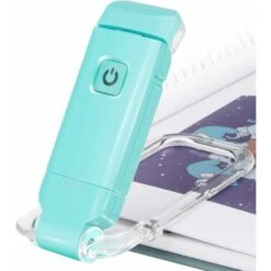 Lampada Da Lettura A LED Con Clip, Lampada Da Lettura Per Libri A Letto, Luce Morbida Per Gli Occhi, USB Ricaricabile, Luminosità Per La Protezione Degli Occhi, Luce A LED