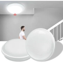Plafoniere Da Bagno 15W Lampada Da Soffitto LED Plafoniera LED Con Sensore Di Movimento Bianco Freddo Pannello Illuminazione IP44 Camera Da Letto HENGMEI -Negozio al dettaglio Paulmann 96810213 3