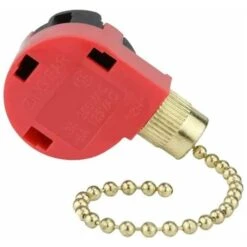 3 Pezzi Interruttore Ventilatore A Soffitto 3 Velocità 4 Fili ZE-268S1 Interruttore A Catena Interruttore Ventilatore A Strappo Controllo Velocità Interruttore Lampadario Di Ricambio -Negozio al dettaglio Paulmann 97076709 4
