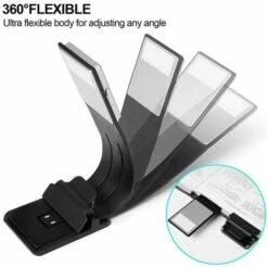 Luce Da Lettura Per Libri Con Clip, Luce Per Libri A LED, Luce Per Libri Con Clip, 4 Livelli Di Luminosità Regolabili, Ricaricabile Tramite USB Per Bambini, Lettura Notturna, Letto, Aereo, Treno 10 Luce Da Lettura Per Libri Con Clip, Luce Per Libri A LED, Luce Per Libri Con Clip, 4 Livelli Di Luminosità Regolabili, Ricaricabile Tramite USB Per Bambini, Lettura Notturna, Letto, Aereo, Treno -Negozio al dettaglio Paulmann 97433617 4