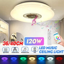 Plafoniera LED Bluetooth 256 RGB Altoparlante Musicale Lampada Dimmerabile Remote Home APP + Telecomando 40cm 150W 11 Plafoniera LED Bluetooth 256 RGB Altoparlante Musicale Lampada Dimmerabile Remote Home APP + Telecomando 40cm 150W -Negozio al dettaglio Paulmann 97433677 5