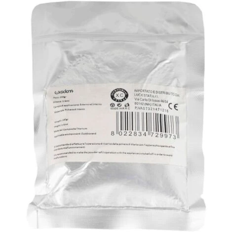 Bustine Di Ricarica In Polvere Per Sparkular Machine Indoor E Outdoor Fontane Fredde E Scintille Da 200g - WISDOM - LARGE OUTDOOR 3 Bustine Di Ricarica In Polvere Per Sparkular Machine Indoor E Outdoor Fontane Fredde E Scintille Da 200g - WISDOM - LARGE OUTDOOR