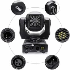 Mini TESTA MOBILE SPOT Rotante 60W Con Giochi Luce E Prisma -Negozio al dettaglio Paulmann 97466395 3