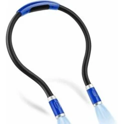 Lampada Da Lettura Ricaricabile Per Il Collo A LED, Lampade Da Lettura Per La Lettura, 3 Livelli Di Luminosità, 2 Flessibili
