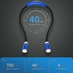 Lampada Da Lettura Ricaricabile Per Il Collo A LED, Lampade Da Lettura Per La Lettura, 3 Livelli Di Luminosità, 2 Flessibili -Negozio al dettaglio Paulmann 97679250 4