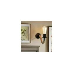 Lampada Da Parete Vintage In Corda Di Canapa, Lampada Da Parete Industriale Ideale, Lampada E27, Lampadina Non Inclusa, 110/220 V (nero) 9 Lampada Da Parete Vintage In Corda Di Canapa, Lampada Da Parete Industriale Ideale, Lampada E27, Lampadina Non Inclusa, 110/220 V (nero) -Negozio al dettaglio Paulmann 97884114 3