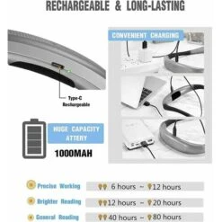 Lampada Da Lettura Ricaricabile Al Collo, Lampada Per Leggere A Letto, 3 Colori, 6 Livelli Di Luminosità, Bracci Pieghevoli, Lunga Durata, Perfetta Per Leggere, Lavorare A Maglia, Riparare [Classe Di 9 Lampada Da Lettura Ricaricabile Al Collo, Lampada Per Leggere A Letto, 3 Colori, 6 Livelli Di Luminosità, Bracci Pieghevoli, Lunga Durata, Perfetta Per Leggere, Lavorare A Maglia, Riparare [Classe Di -Negozio al dettaglio Paulmann 97887338 3