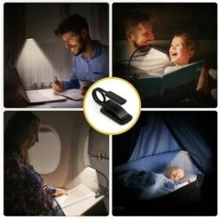 Lampada Da Lettura, TEAMPD 9 LED Lampada Da Lettura Ricaricabile Tramite USB, Collo Flessibile A 360°, 3 Temperature Di Colore (bianco/bianco Caldo/bianco Caldo), Mini Luce Notturna Per Leggere A Lett -Negozio al dettaglio Paulmann 98111520 4