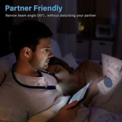 Lampada Da Lettura A LED Ricaricabile Per Il Collo, Luci Da Lettura Per Leggere A Letto, 3 Livelli Di Luminosità, 2 Flessibili -Negozio al dettaglio Paulmann 98129073 2