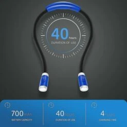 Lampada Da Lettura A LED Ricaricabile Per Il Collo, Luci Da Lettura Per Leggere A Letto, 3 Livelli Di Luminosità, 2 Flessibili -Negozio al dettaglio Paulmann 98129073 4