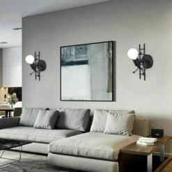 Creativo Umanoide Applique Da Parete Moderna Lampada Da Parete Per Interni Art Déco E27 Lampada Da Parete Per Camera Da Letto, Camera Dei Bambini, Corridoio, Ristorante, Scala (Nero) 9 Creativo Umanoide Applique Da Parete Moderna Lampada Da Parete Per Interni Art Déco E27 Lampada Da Parete Per Camera Da Letto, Camera Dei Bambini, Corridoio, Ristorante, Scala (Nero) -Negozio al dettaglio Paulmann 98133600 3