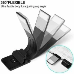 Lampada Da Lettura A Libro Con Clip, Luce Da Libro A LED, Luce Da Libro A Clip, 4 Livelli Di Luminosità Regolabili, Ricaricabile Tramite USB Per Bambini, Lettura Notturna, Letto, Aereo, Treno 10 Lampada Da Lettura A Libro Con Clip, Luce Da Libro A LED, Luce Da Libro A Clip, 4 Livelli Di Luminosità Regolabili, Ricaricabile Tramite USB Per Bambini, Lettura Notturna, Letto, Aereo, Treno -Negozio al dettaglio Paulmann 98134618 4