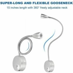 Lampade Da Lettura Da Comodino, Lampada Da Lettura Da Comodino A LED Minimalista Regolabile, Lampada Da Comodino Con Interruttore Tattile Dimmerabile Per Lampade Da Lettura Per Ufficio Soggiorno Camer -Negozio al dettaglio Paulmann 98138343 3