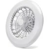 Ventilatore Soffitto Plafoniera Telecomando Dimmerabile 40W Luce 3000-6500K -Negozio al dettaglio Paulmann 98285589 1