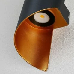 Lampada Da Parete Moderna Per Interni 10W Applique Da Parete In Metallo A Spirale Per Esterni 3000K Lampada Da Parete A LED Bianco Caldo 3000K Per Bar, Camera Da Letto, Cucina (nero) -Negozio al dettaglio Paulmann 98719189 3