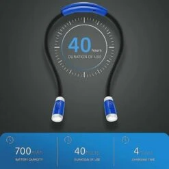 Lampada Da Lettura A LED Ricaricabile Per Il Collo, Luci Da Lettura Per La Lettura A Letto, 3 Livelli Di Luminosità, 2 Flessibili -Negozio al dettaglio Paulmann 99780188 4